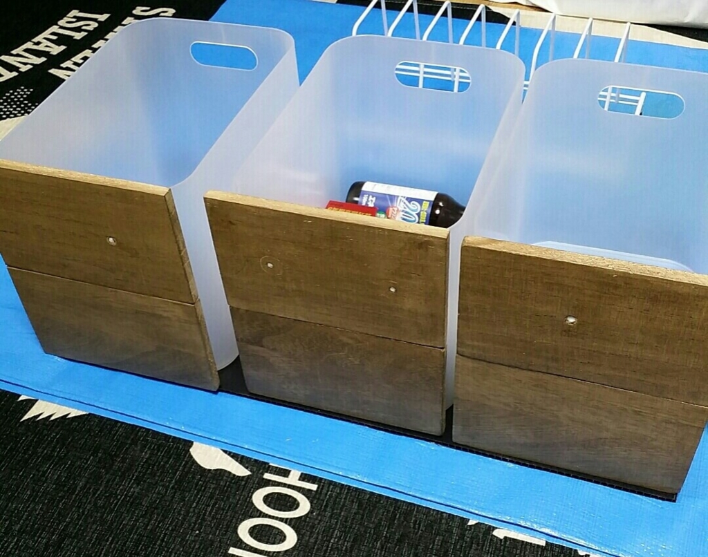 100均DIYでオシャレ収納を手作り