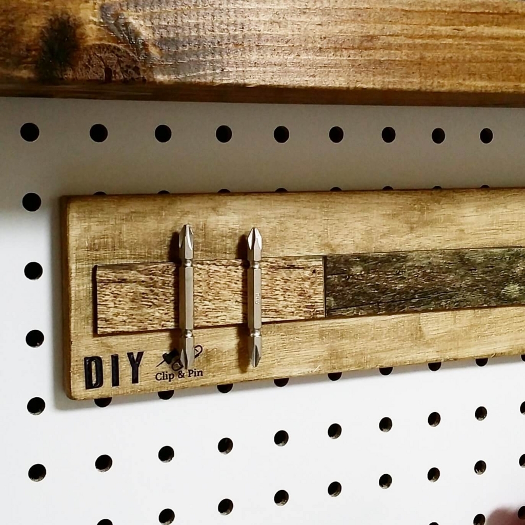 マグネットにひっつけて収納するDIY