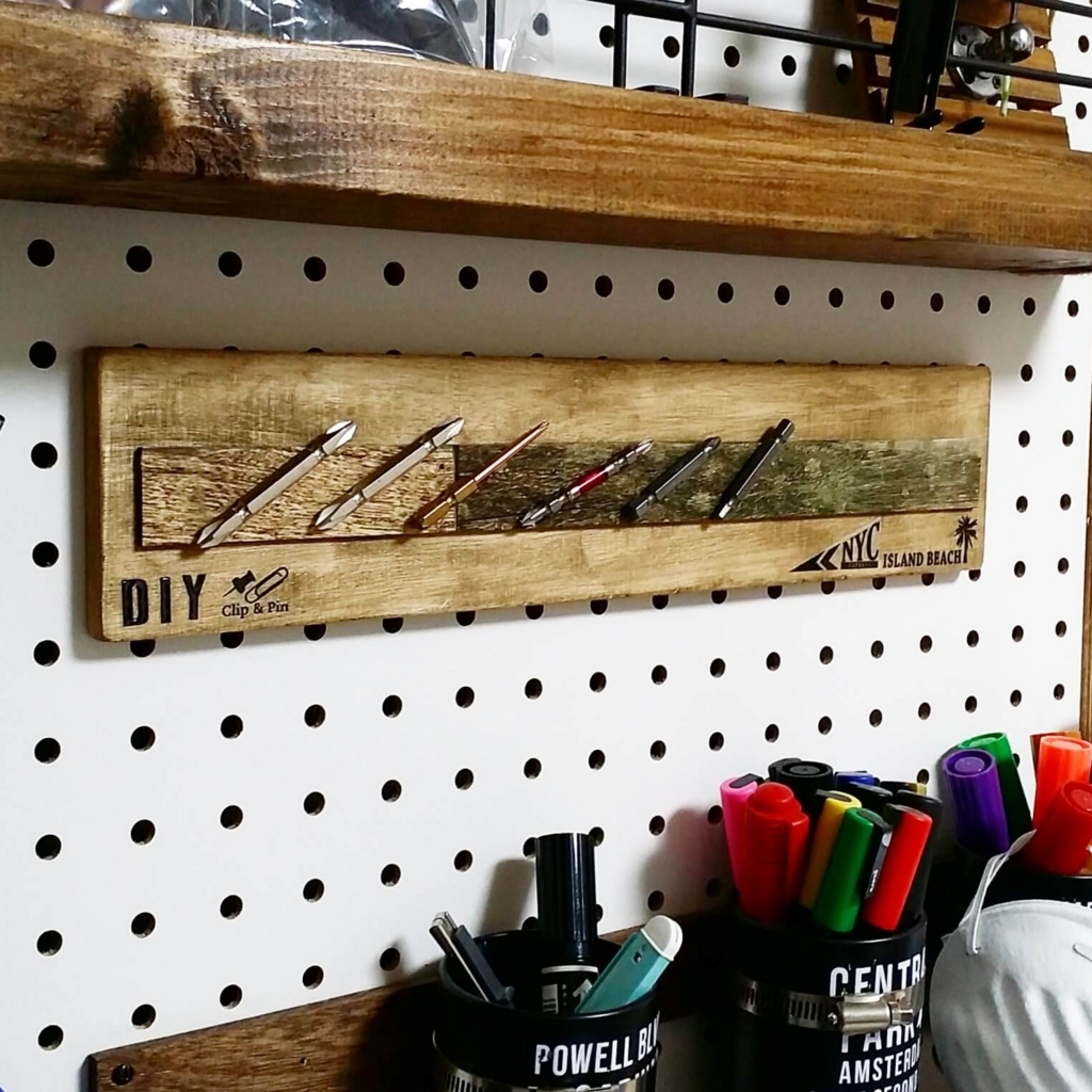 DIY工具をマグネットで収納する