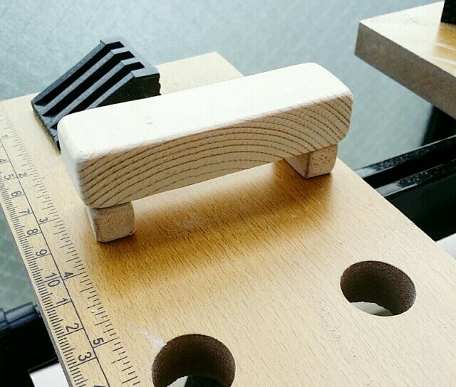 DIYした木材取っ手