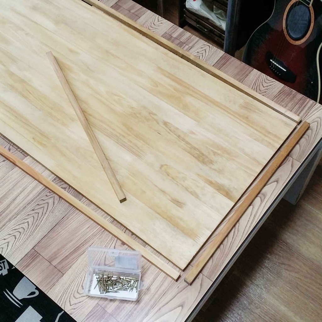 集成材で天板を作る