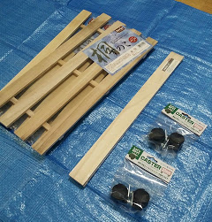 セリアのすのことかキャスターを使ったDIY材料
