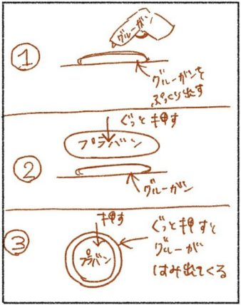 プラバンをグルーガンでおしゃれなデザインにする方法